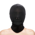 Hustler's Taboo Zippered Mouth Hood Black