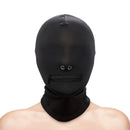 Hustler's Taboo Zippered Mouth Hood Black