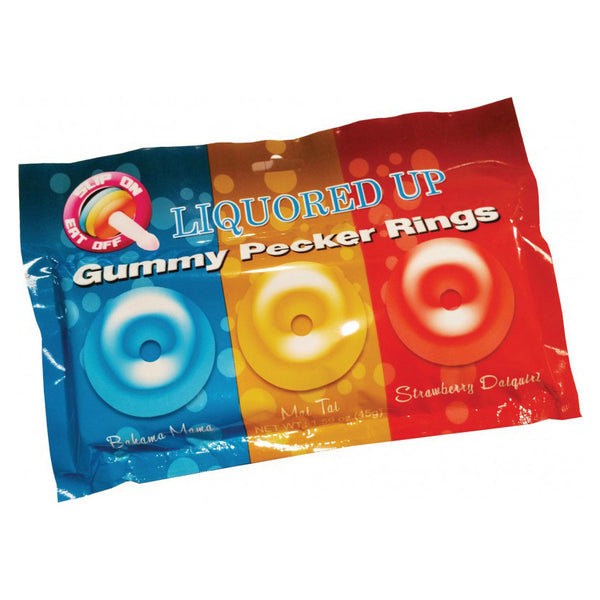 Liquored Up Pecker Gummy Rings