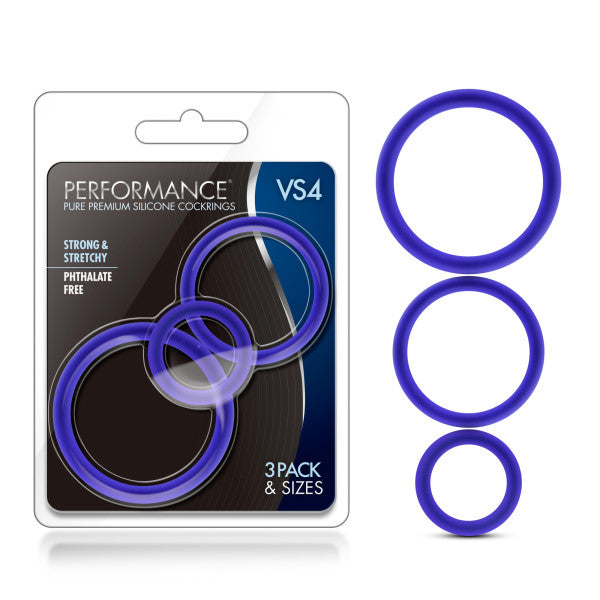 Performance VS4 Pure Premium Silicone Cockring Set