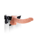 Fetish Fantasy Series Vibrating Hollow Strap-On with Balls