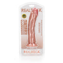 Curved Realistic Dildo Without Balls With Suction Cup