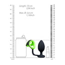 Ouch! Butt Plug With Cock Ring & Ball Strap