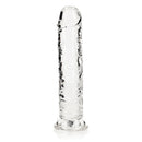Realrock Crystal Clear Straight Realistic Dildo With Suction Cup