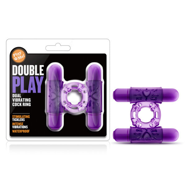Play With Me Double Play Dual Vibrating Cockring