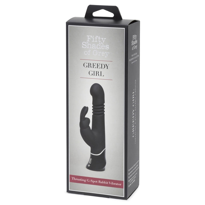 Fifty Shades Of Grey Greedy Girl Rechargeable Thrusting G-Spot Rabbit Vibrator