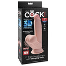 King Cock Plus Triple Density Cock With Swinging Balls