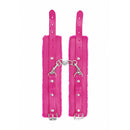 Ouch! Plush Leather Hand Cuffs