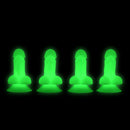 Big Ballers Glow-In-The-Dark Suction Snap-On Peckers