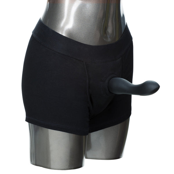 Packer Gear Black Boxer Brief Harness