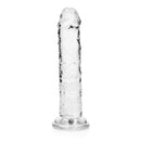 Realrock Crystal Clear Straight Realistic Dildo With Suction Cup