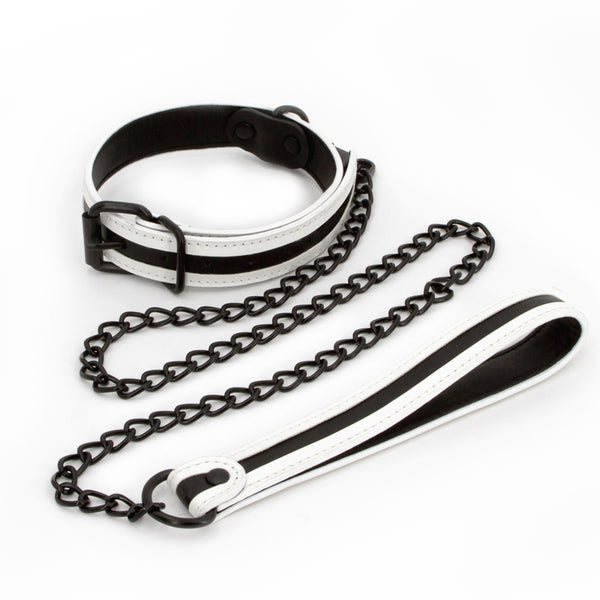 Glo Bondage Collar And Leash