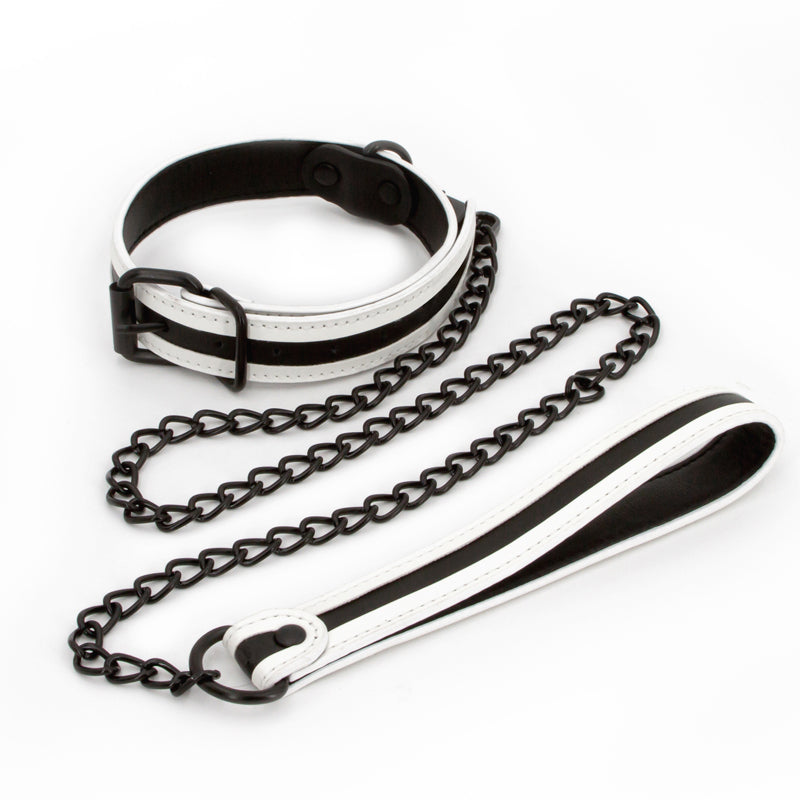 Glo Bondage Collar And Leash
