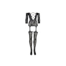 Le Desir Criss Cross Neck Bodystocking