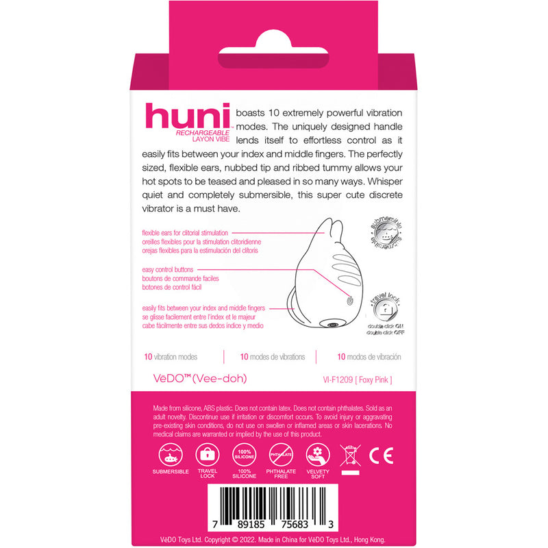 Huni Rechargeable Finger Vibe