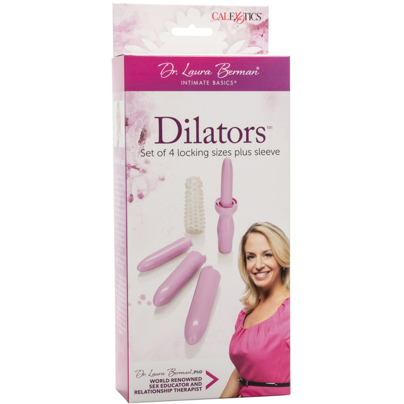 Dr. Laura Berman Dilators Set Of 4 Locking Sizes Plus Sleeve