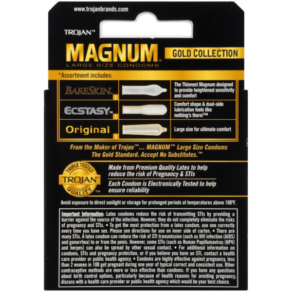 Trojan Magnum Gold Collection Condoms