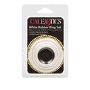 White Rubber Ring 3 Piece Set