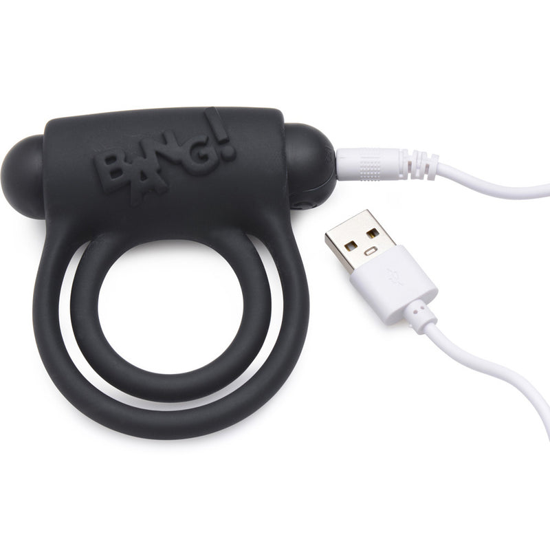 Bang! Silicone Cock Ring & Bullet With Remote Control