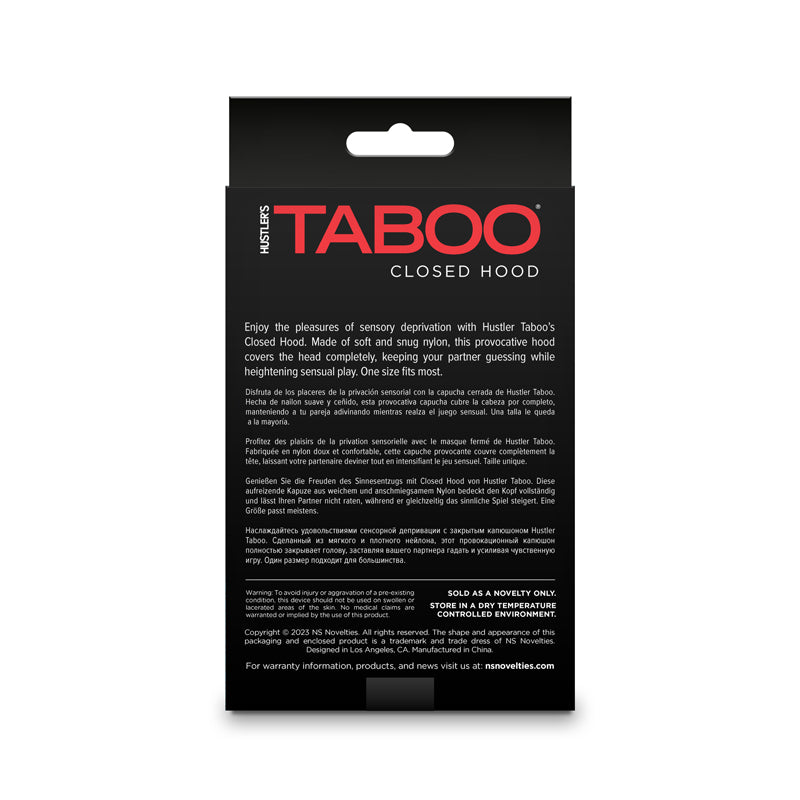 Hustler's Taboo Closed Hood