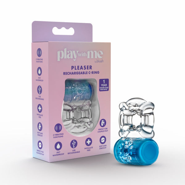 Play With Me Pleaser Rechargeable C-Ring