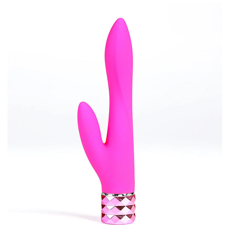 Maia Victoria Crystal Gems Vibrator Neon Pink