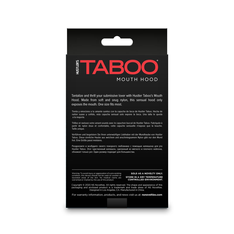 Hustler's Taboo Mouth Hood