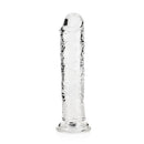 Realrock Crystal Clear Straight Realistic Dildo With Suction Cup