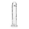 Realrock Crystal Clear Straight Realistic Dildo With Suction Cup