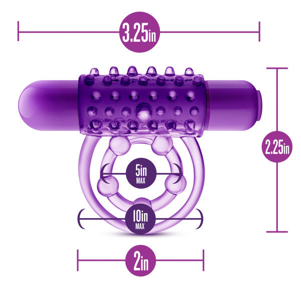 Play With Me The Player Vibrating Double Strap Cockring