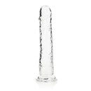 Realrock Crystal Clear Straight Realistic Dildo With Suction Cup