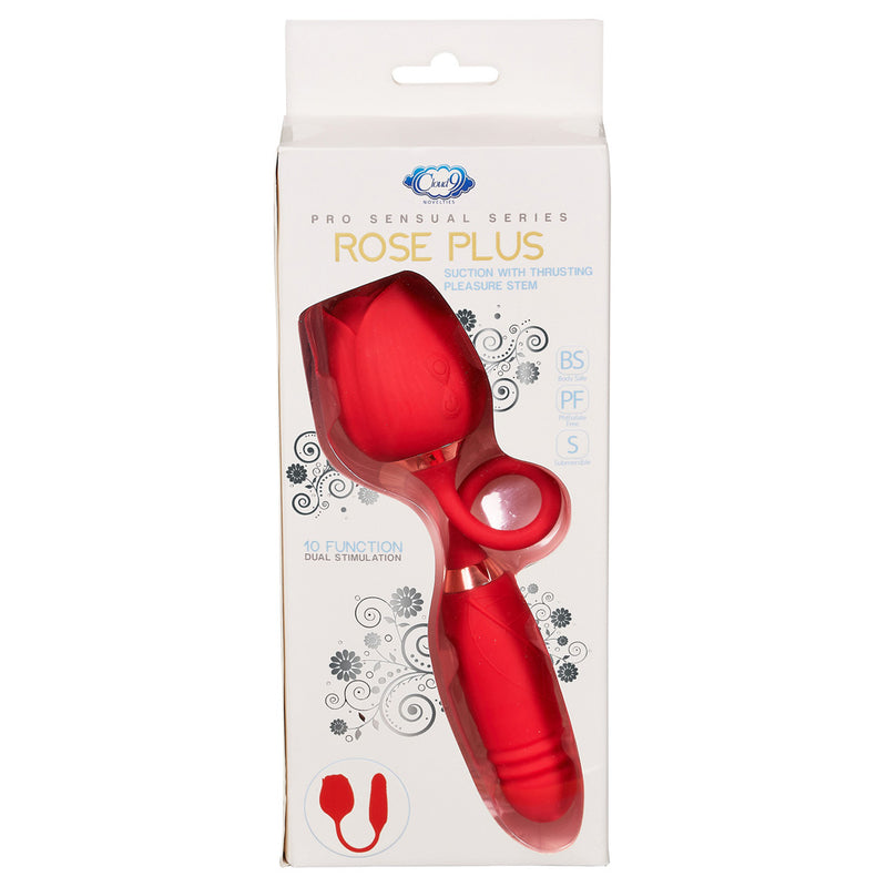 Cloud 9 Health & Wellness Rose Plus W/ Thrusting Pleasure Stem