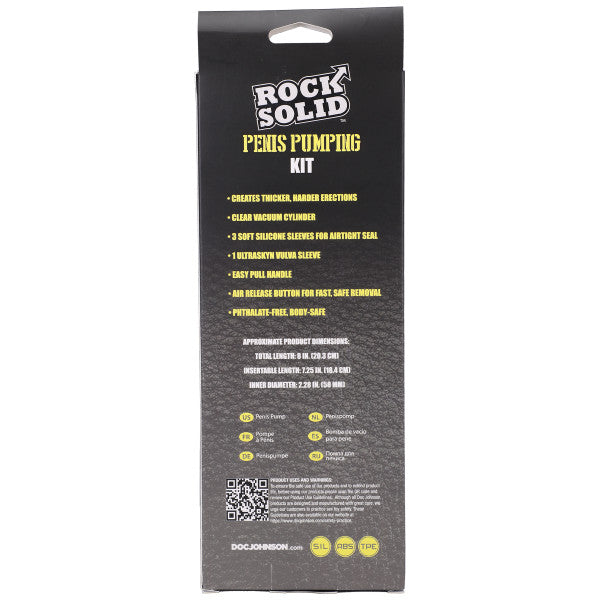 Rock Solid Penis Pumping Kit