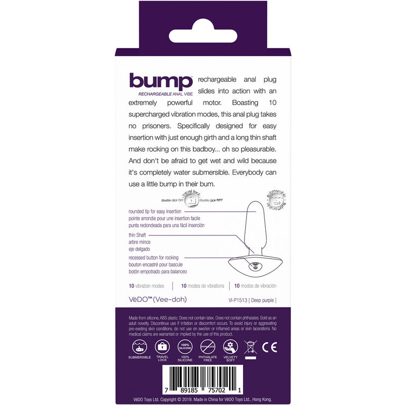 Bump Rechargeable Anal Vibe