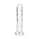 Realrock Crystal Clear Straight Realistic Dildo With Suction Cup