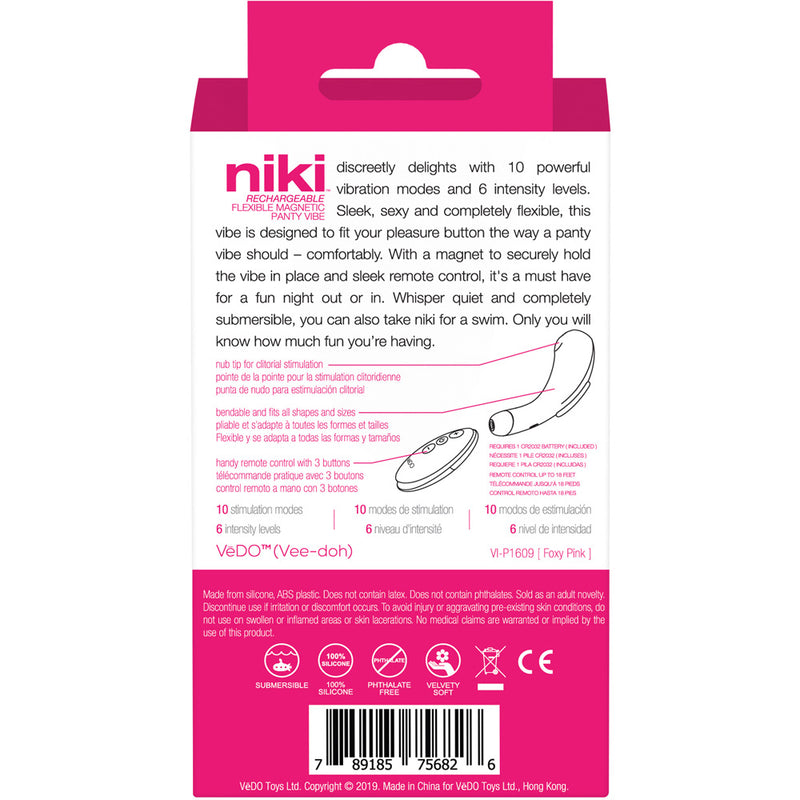 Niki Rechargeable Panty Vibe