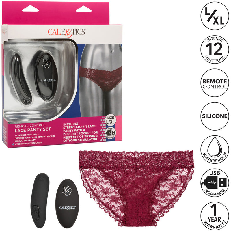 Remote Control Lace Panty Set