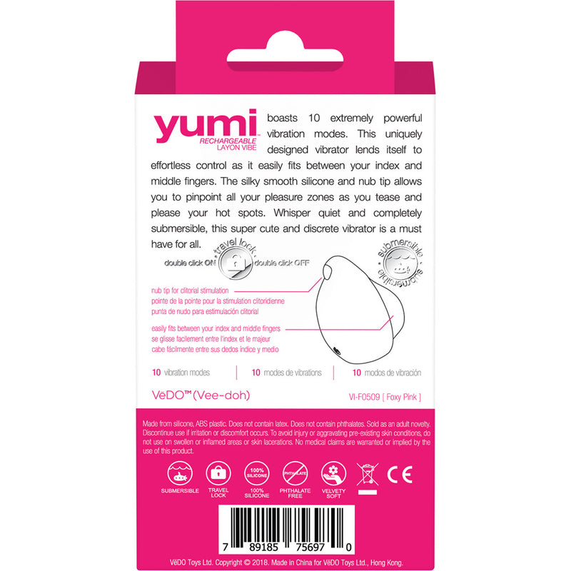 Yumi Rechargeable Finger Vibe