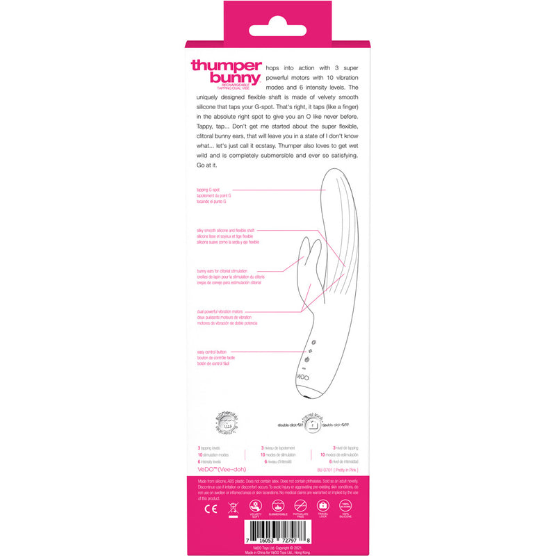 Thumper Bunny Rechargeable Dual Vibe