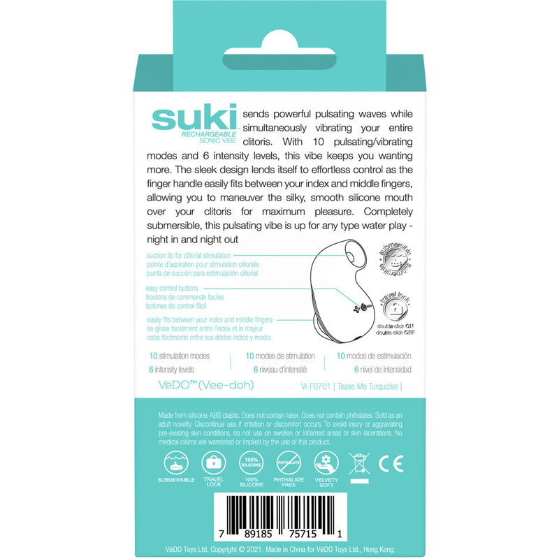 Suki Rechargeable Sonic Vibe