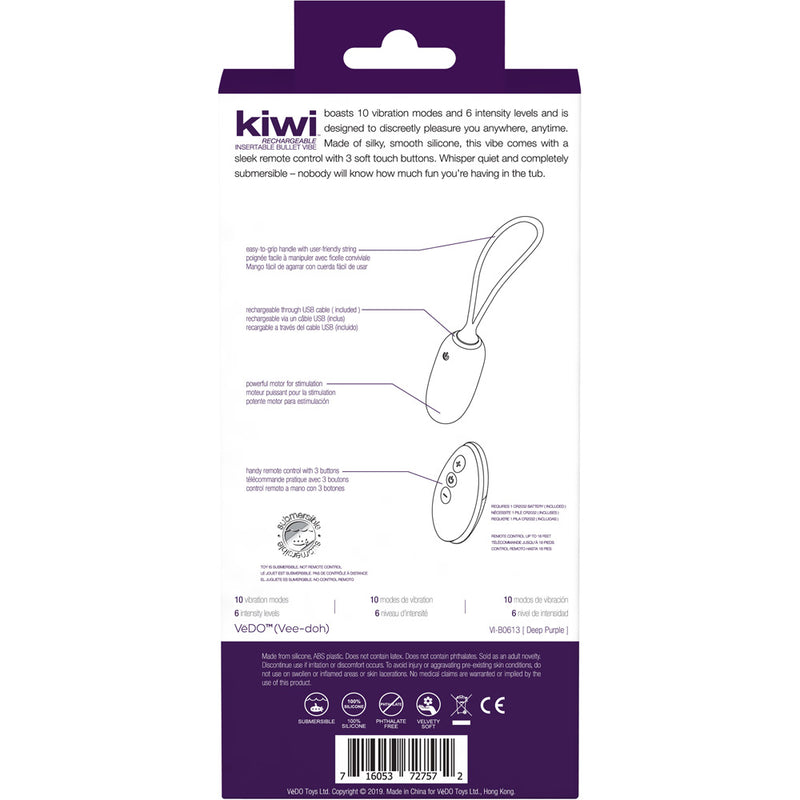 Kiwi Rechargeable Insertible Bullet