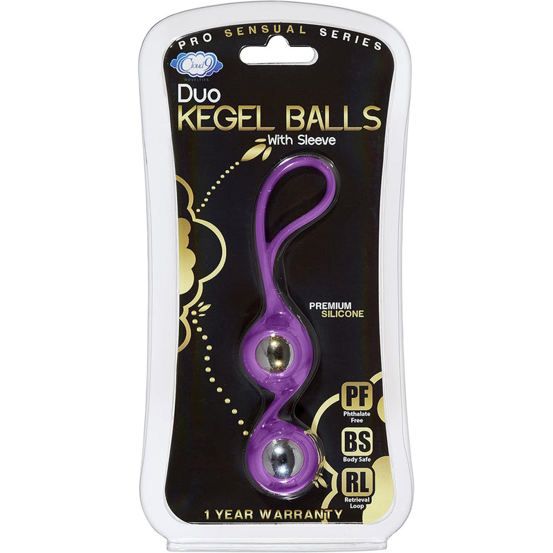 Cloud 9 Pro Sensual Duo Kegel Balls Purple