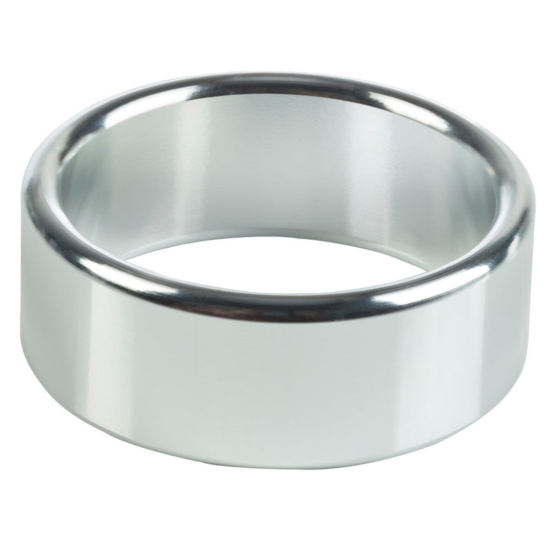 Alloy Metallic Ring Large Silver