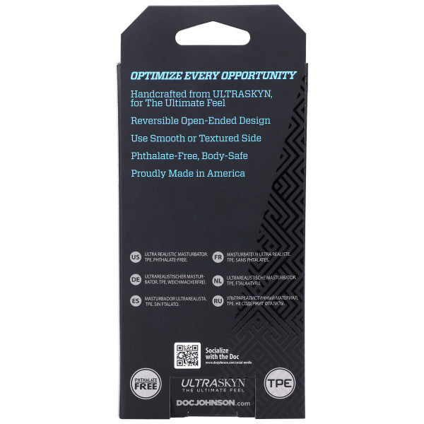 OptiMALE - Reversible ULTRASKYN Stroker - Rollerball