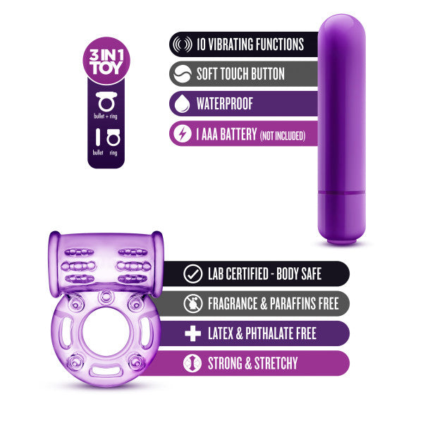 Play With Me Couples Play Vibrating Cockring