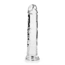 Realrock Crystal Clear Straight Realistic Dildo With Suction Cup