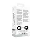 Ouch! Black & White Velcro Hand Or Ankle Cuffs With Adjustable Straps
