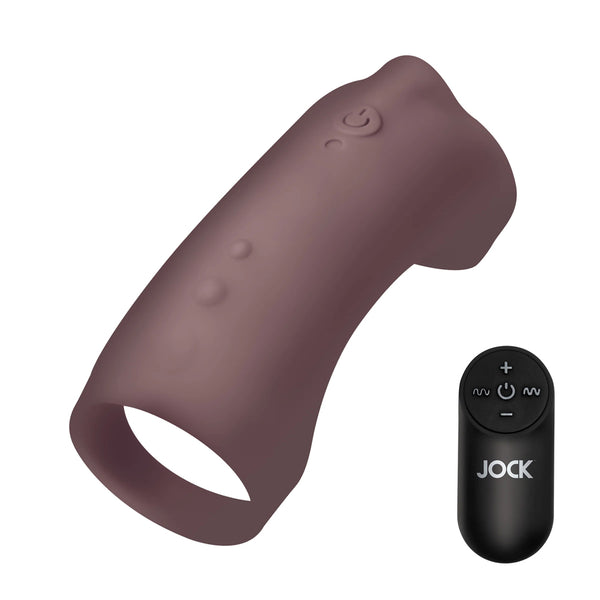 Jock Vibrating Silicone Penis Sleeve