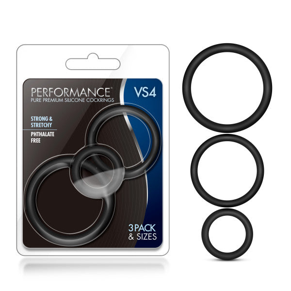 Performance VS4 Pure Premium Silicone Cockring Set