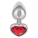 Jewel Ruby Heart Plug